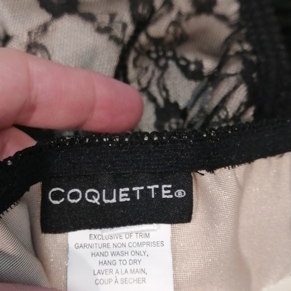 Elegant Black Lace Mini Dress - Picture 9 of 13